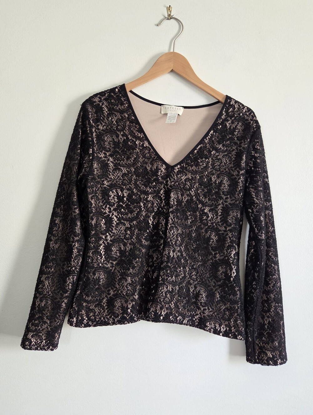 Vintage Express Tricot Lace Top